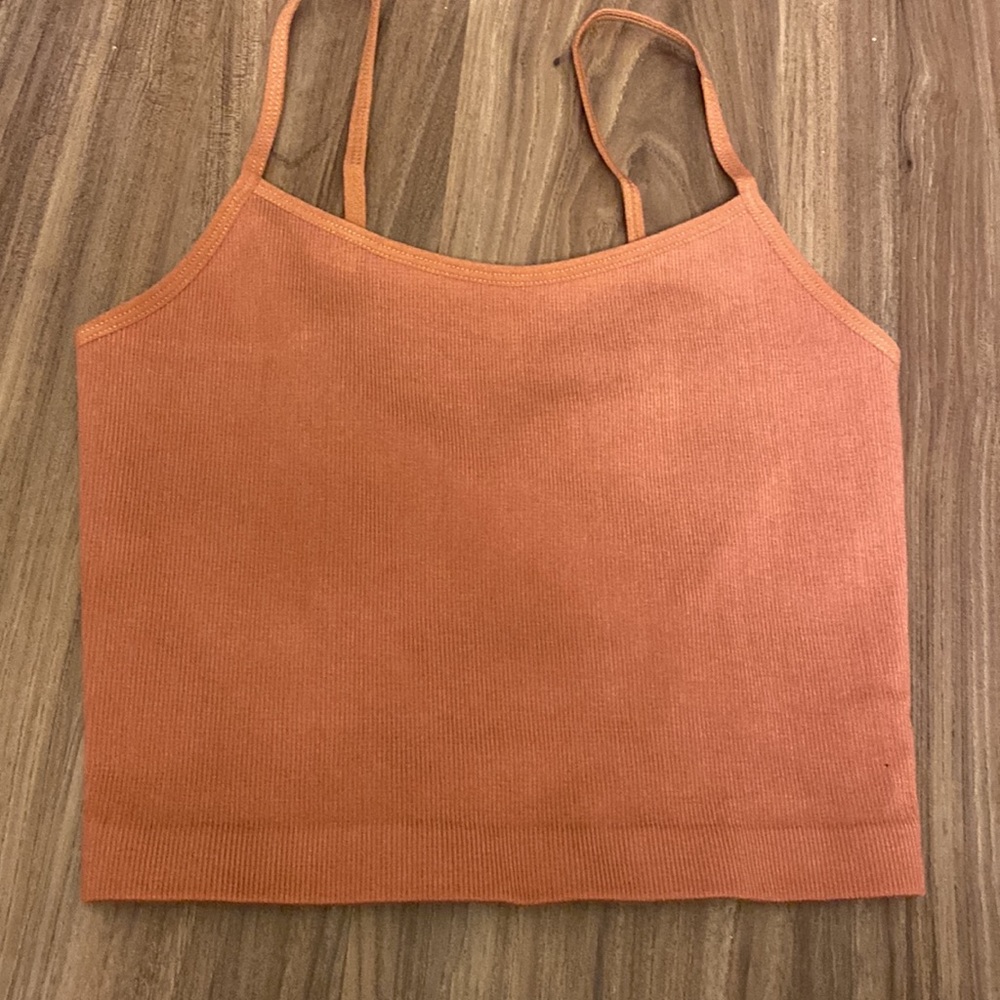 #71 Strappy Back Tank - nutmeg - Picture 5 of 7